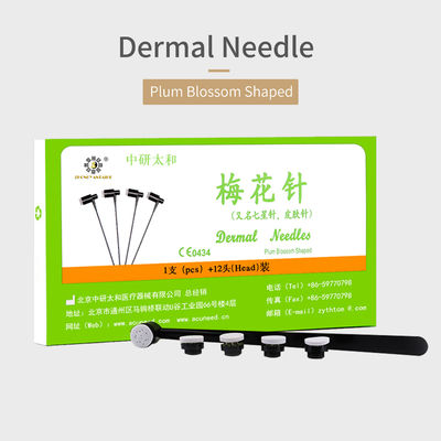 ISO13485 Plum Blossom 7 Star Needle Akupunktura z 12 wymiennymi głowicami